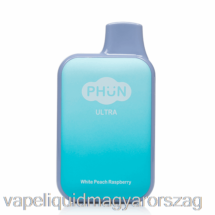 Phun Ultra 6000 Eldobható Fehér őszibarack Málna Vape Toll